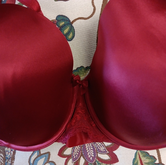 Torrid Curve Sz 44DDD CRANBERRY Adjustable Padded Underwire Bra 44DDD NICE - Picture 3 of 6